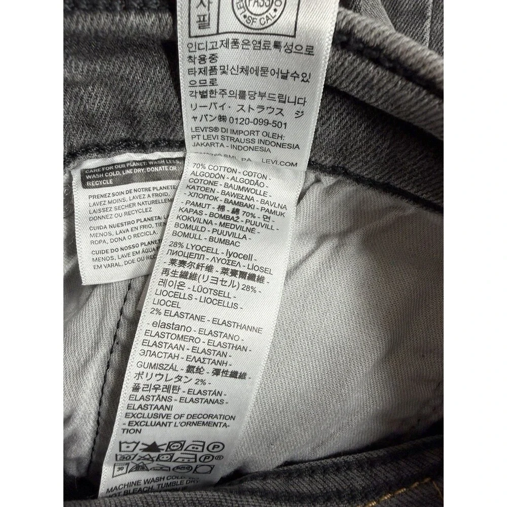 Levis measurements photos